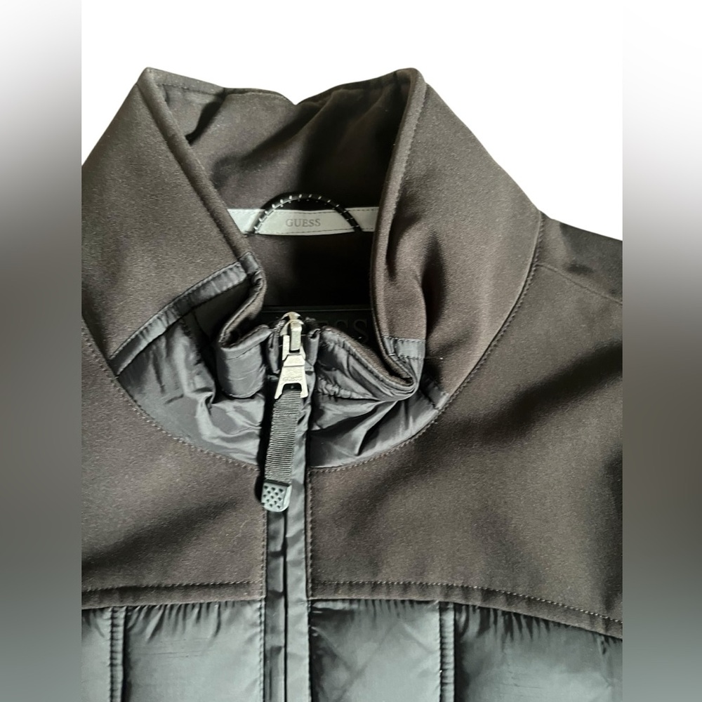 Guess Mens Soft Shell Puffer/Coat/Jacket Large L - Picture 2 of 8
